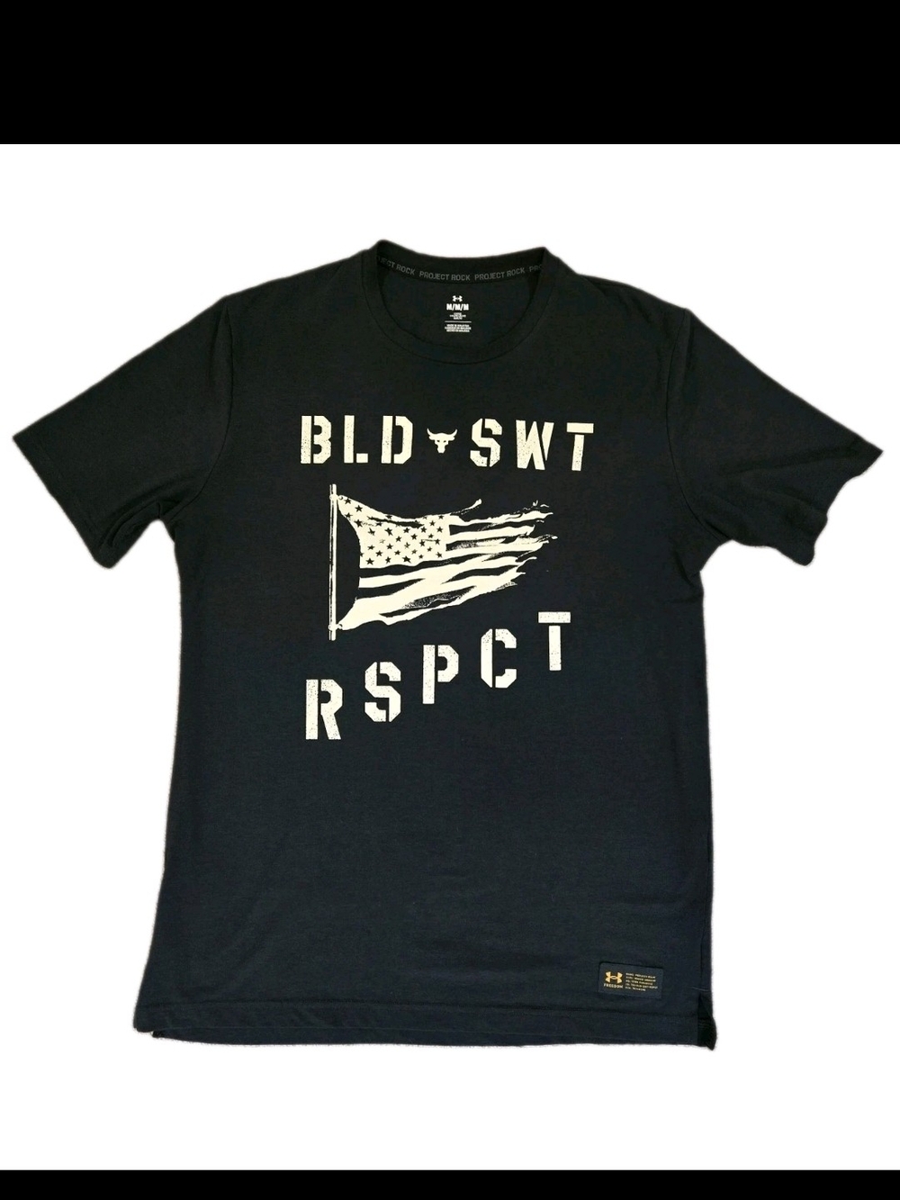 Under Armour Project Rock Veterans Day BSR Graphic Tee - M